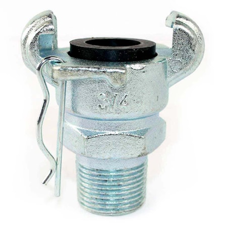 Interstate Pneumatics 3/4 Inch Male NPT Straight Through Jack Hammer Coupler CU-851